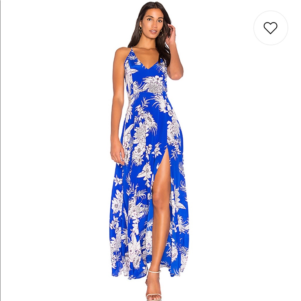 Yumi Kim jasmine maxi dress in royal blue